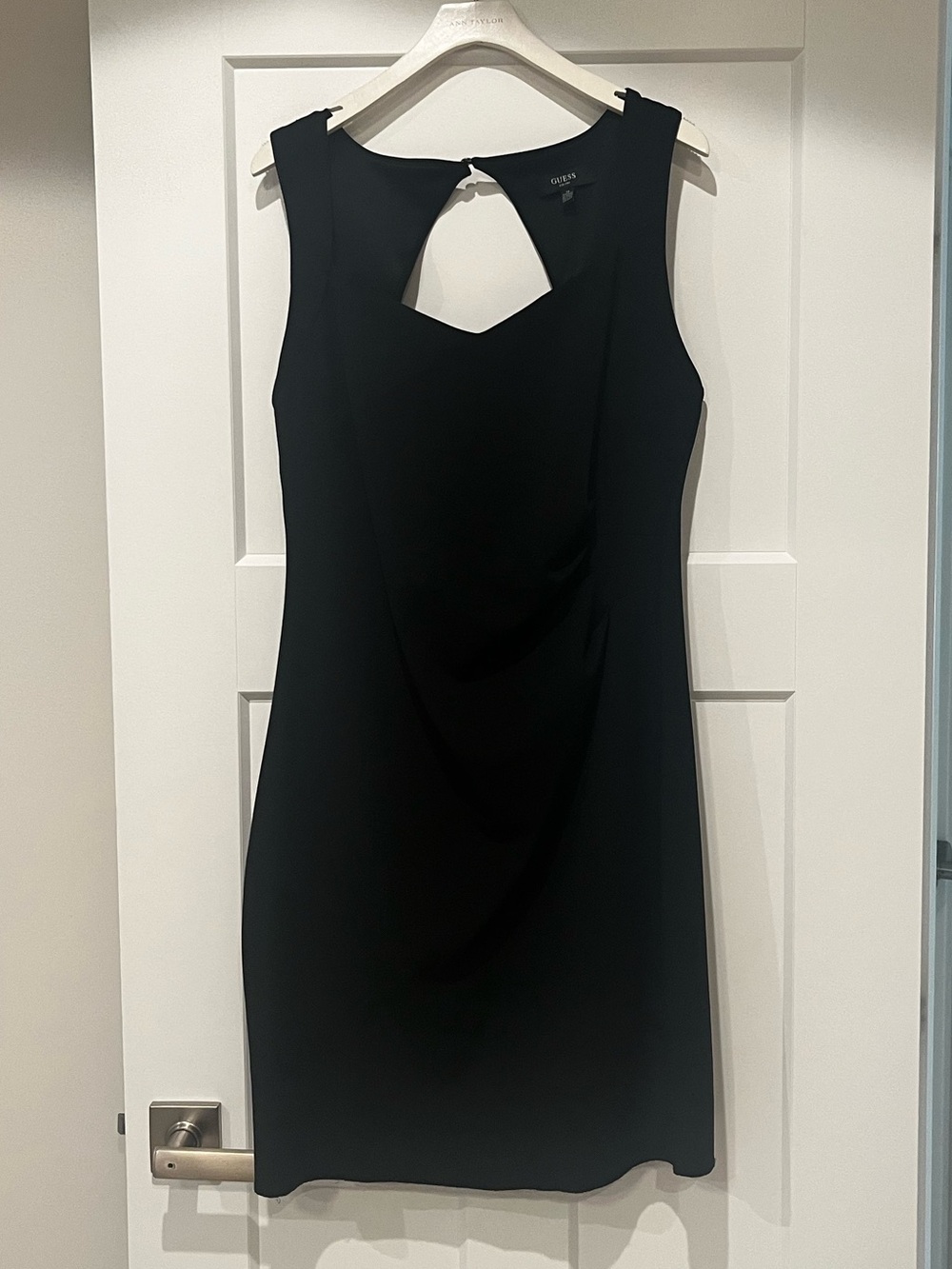 Guess Black Sleeveless Mini Dress w/ Back Cutout